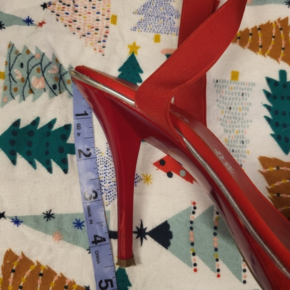 EU39 Red patent leather stilettos with buckles and bows by Bravo Browns - Picture 15 of 16